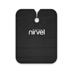 Nirvel Professional, Пеньюар для стрижки «Эко», черный