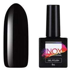 INOX nail professional, Гель-лак №002, Черный классический