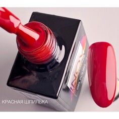 INOX nail professional, Гель-лак №019, Красная шпилька