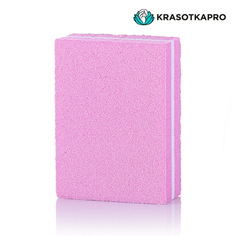 KrasotkaPro, Микробаф с мягкой прослойкой, розовый, 100/180