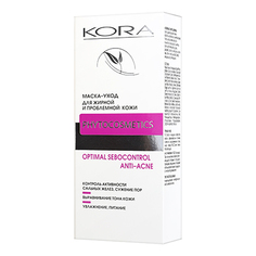 KORA, Маска-уход для лица Optimal Sebocontrol Anti-Acne, 100 мл КОРА