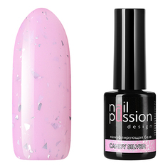 Nail Passion, База для гель-лака Candy Silver, 10 мл