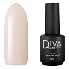 Diva Nail Technology, База French Biscuit, 15 мл