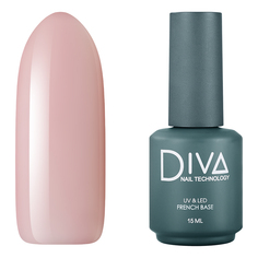 Diva Nail Technology, База French Naturally, 15 мл