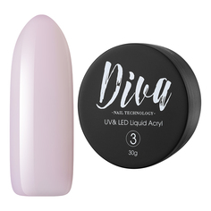 Diva Nail Technology, Жидкий акрил №3, 30 мл