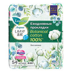 Laurier, Ежедневные прокладки Botanical Cotton, 54 шт.