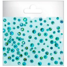 Puf, Стразы стеклянные Crystal Mix AB Blue, 400 шт. PÜF