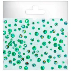 Puf, Стразы стеклянные Crystal Mix AB Green, 400 шт. PÜF