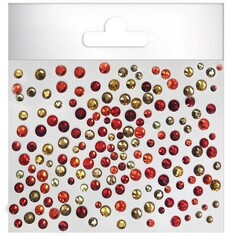 Puf, Стразы стеклянные Mix Red, 400 шт. PÜF
