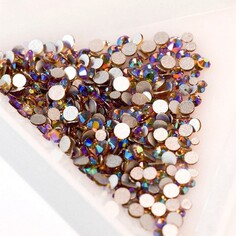 Puf, Стразы стеклянные AB Light Topaz, 400 шт. PÜF