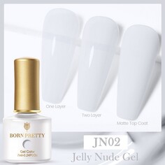 Born Pretty, Гель-лак Jelly Nude №02