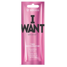 Набор, Soleo, Крем-ускоритель загара I Want, 15 мл, 2 шт.