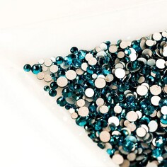 Набор, Puf, Стразы стеклянные Blue Zirkon, 400 шт., 2 шт. PÜF