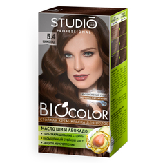 Набор, Studio, Краска для волос Biocolor 5.4, 2 шт.
