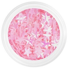 Набор, Patrisa Nail, Камифубуки «Звездочки 3D», розовый опал, 4 шт.