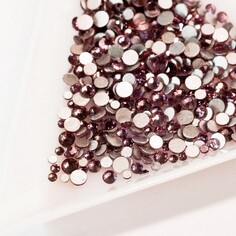 Набор, Puf, Стразы стеклянные Light Amethyst, 400 шт., 2 шт. PÜF