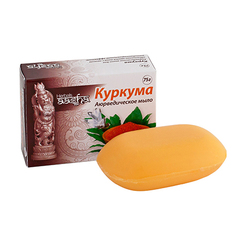 Набор, Aasha Herbals, Мыло «Куркума», 75 г, 2 шт.