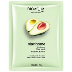 Bioaqua, Маска для лица Niacinome Hydrating Shea, 25 г