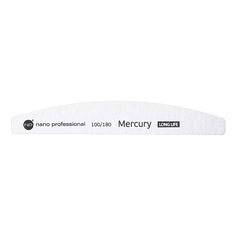Набор, Nano Professional, Пилка Mercury Long Life, серая, 100/180, 2 шт.