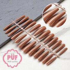 Puf, Типсы гелевые №14, кофе, 144 шт. PÜF