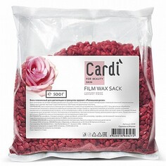 ruNail, Воск пленочный в гранулах для депиляции Cardi «Роскошная роза», 500 г