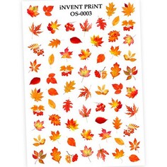 iNVENT PRiNT, Слайдер-дизайн «Осень. Веточки. Листья» №OS-03