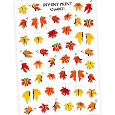 iNVENT PRiNT, Слайдер-дизайн «Осень. Бабочки. Веточки. Листья» №OS-31