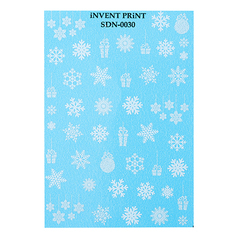 iNVENT PRiNT, Слайдер-дизайн «Новый год. Зима. Снежинки. Подарки» №SDN-30