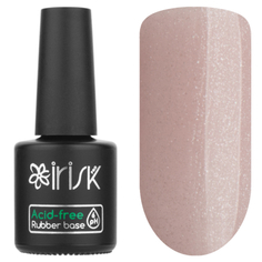 IRISK, База каучуковая бескислотная Acid-free Rubber Base (05 Natural Shimmer Pink), 10 мл