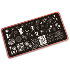 iNVENT PRiNT, Пластина для стемпинга, Одуванчики, Цветы, микс PS-80