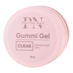 Patrisa nail, Моделирующий гель Gummi Gel Clear, 15 г