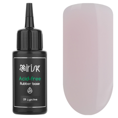 IRISK, База Acid-free Rubber Base №09, Light Pink, 50 мл