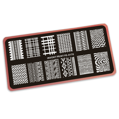 iNVENT PRiNT, Пластина для стемпинга, Узоры PS-170