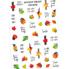 iNVENT PRiNT, Слайдер-дизайн &quot;Осень. Веточки. Листья&quot;, OS-134