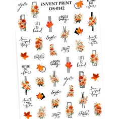 iNVENT PRiNT, Слайдер-дизайн &quot;Осень. Веточки. Листья&quot;, OS-142