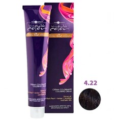Hair Company, Крем-краска Inimitable Color 4.22, Каштановый интенсивно-каштановый