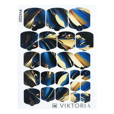 VIKTORIA, Плёнка для дизайна ногтей, №020