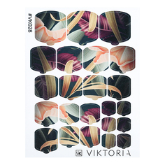 VIKTORIA, Плёнка для дизайна ногтей, №028