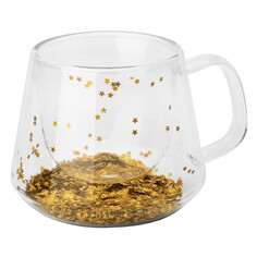 Кружки кружка ATMOSPHERE Aura of Gold 200мл двойная стенка термостекло Atmosphere®