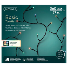 Гирлянды электрические гирлянда 27м 360ламп мульти эффект мерцания Kaemingk