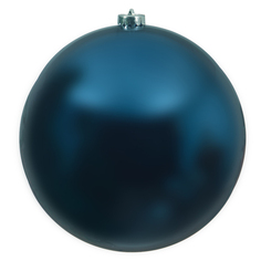 Шары елочные одиночные шар 140мм пластик тёмно-сапфировый Kaemingk