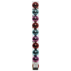 Шары елочные в наборах набор шаров 60мм 10шт пластик цвет микс-10 Kaemingk