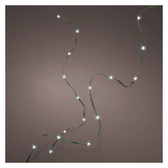 Гирлянды электрические гирлянда проволочная 18м 240ламп холодный белый эффект мерцания Kaemingk