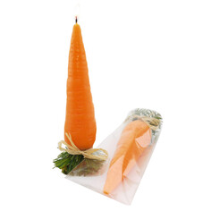 Свечи новогодние свеча Морковь 19см