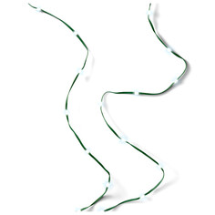 Гирлянды электрические гирлянда проволочная 6м 80ламп холодный белый эффект мерцания Kaemingk