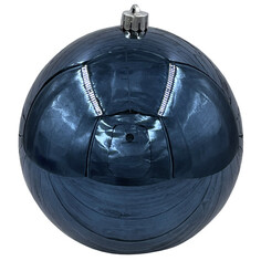 Шары елочные одиночные шар MAXIJOY 140мм пластик темно-синий