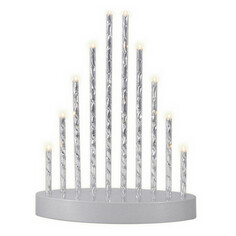 Горки рождественские светильник Горка MAXIJOY 19,5х24,5см 10 LED-ламп белый пластик