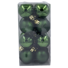 Шары елочные в наборах набор шаров MAXIJOY 40мм 16шт пластик зеленый