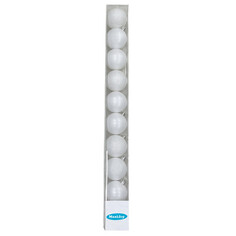 Шары елочные в наборах набор шаров MAXIJOY 60мм 10шт пластик белый