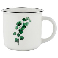 Кружки кружка WALMER Green Twig 380мл фарфор